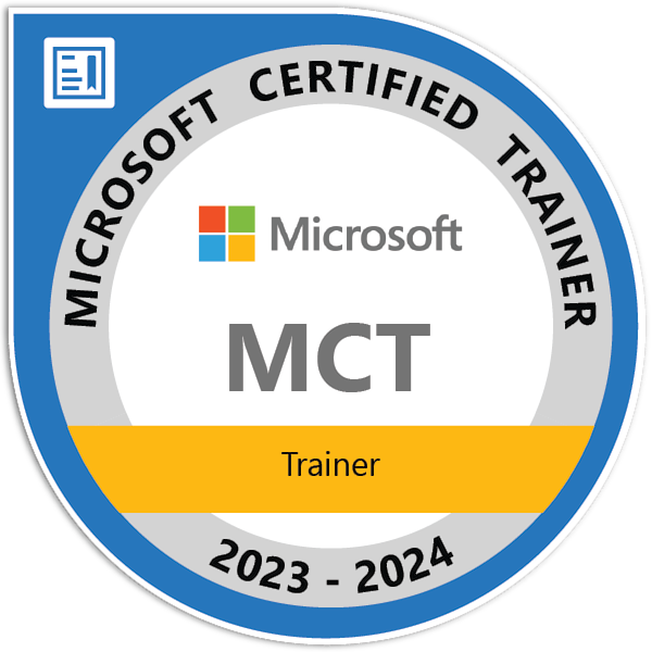 Microsoft Certified Trainer 2023/2024